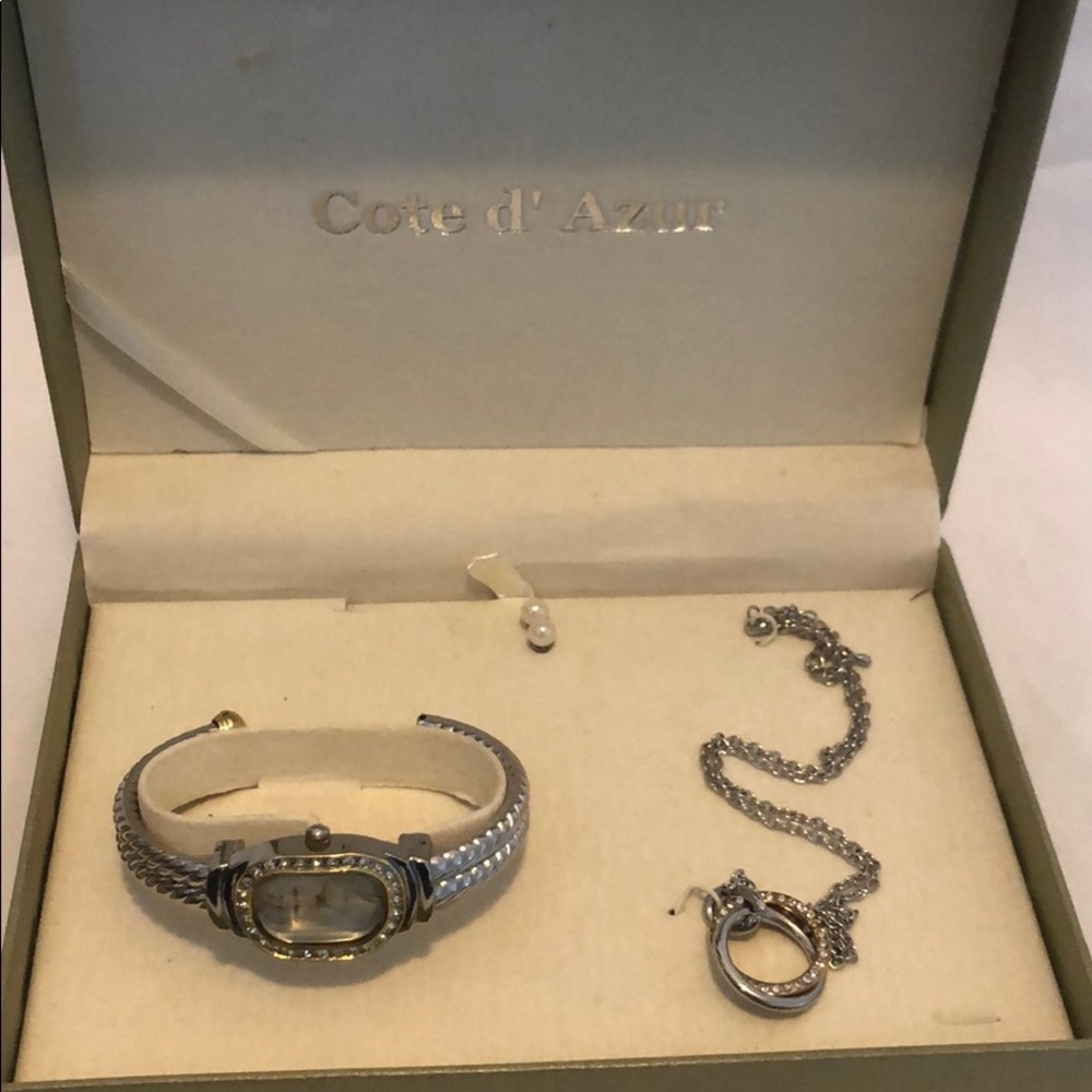 Cote d' Azur Watch and Jewelry Set